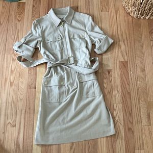 Michael Kors Khaki Dress with Belt
